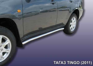 ТАГАЗ TINGO (2011)-Пороги d57 с гибами